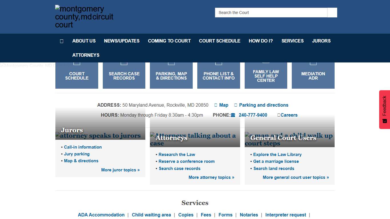 Home - Montgomery County, MD Circuit Court